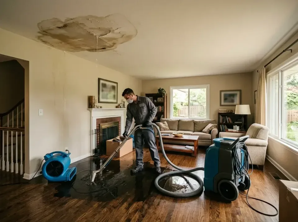 attic-pipe-burst-ceiling-drip-008 — frequently asked questions, Water Damage Restoration & Carpet Care in Hallowell, ME